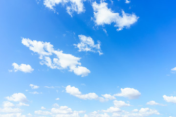 Clouds with blue sky background.