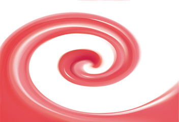 Abstract vector spiral background crimson colour
