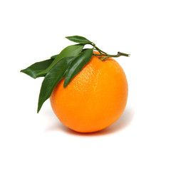  orange fruit isolated on white