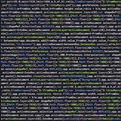 Javascript program code programming script vector background