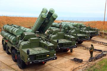 Russian anti-aircraft missile system C-400 Triumf - 189162514