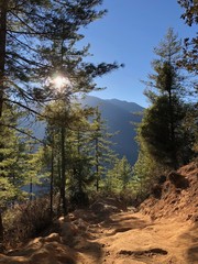 On the way to Tiger's Nest