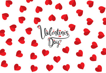 happy valentine's day greeting design