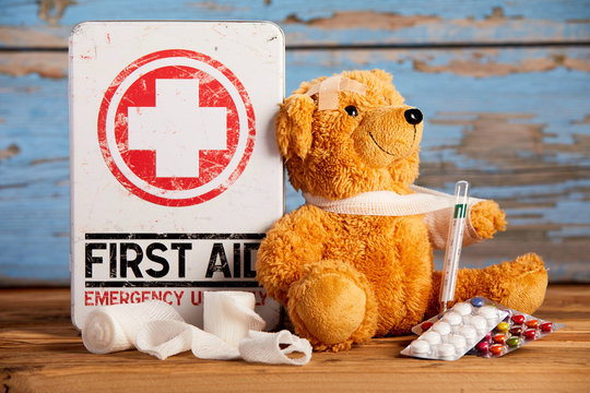 Paediatric First Aid and healthcare concept