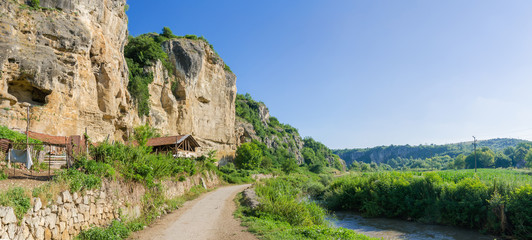 Gorge of the Cherni Lom river near Koshov village, Bulgaria