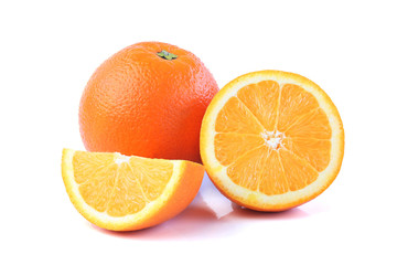 Oranges isolated on white