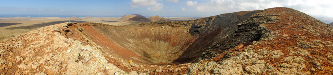 Vulcan Calderon Hondo in Fuerteventura, Spain.