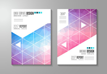 Brochure template, Flyer Design or Depliant Cover for business