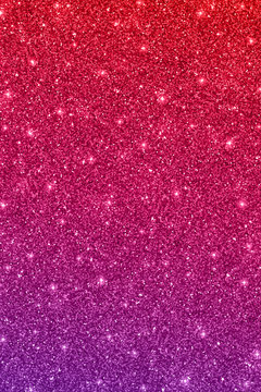 Glitter background with red purple color effect