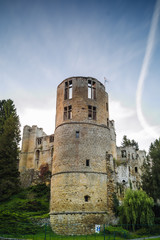 Fototapeta na wymiar Beaufort Castle in Luxembourg