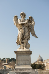 Engel mit Dornenkrone, Engelsbrücke, Rom, Italien