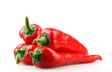 Paprika isolated on white backround