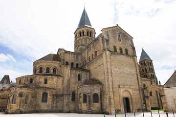 Fototapeta premium Prioratskirche Sacré-Cœur, Paray-le-Monial, Burgund, Frankreich