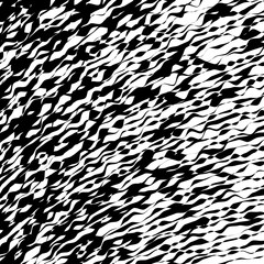 Black and White Wave Stripe Optical Abstract Background