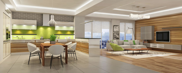 Modern house interior