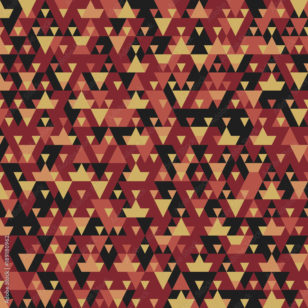 Poster Modern background with cool triangular shapes pattern 3d rendering