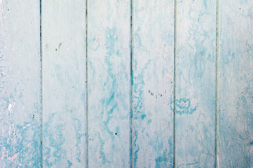 Vertical light blue wooden planks texture. Architecture backgrond, interior design concept. Text space