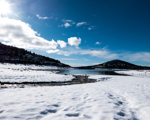 Winter lake