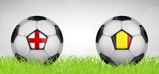 Gruppenphase - England vs. Belgien