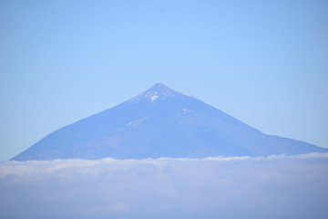 Mount Teide (Tenerife) from La Gomera, Spain