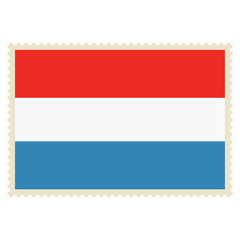 Luxemburg flag vector