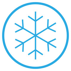 Snowflake simple vector