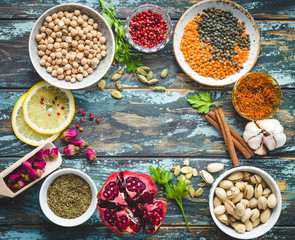 Arab ingredients for middle eastern food