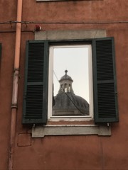 Obraz premium Window reflection