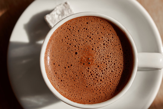 A Cup Of Turkish Coffee With Foam