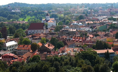 Fototapeta na wymiar Old Town of Vilnius