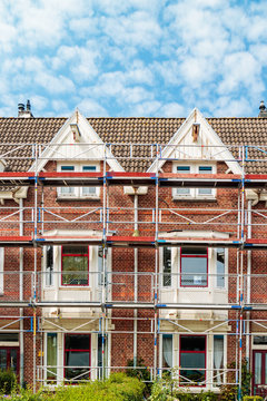 Renovation of Dutch apartment houses in Amsterdam
