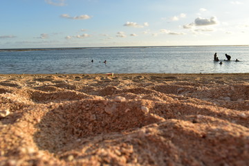 plage de sable fin à l'ile de la réunion