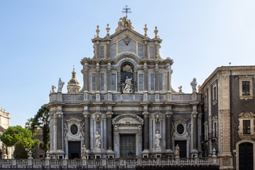 Fototapeta premium Cathedral of Santa Agata, Catania, Italy