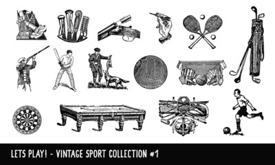 Vintage Retro Sports Collection
