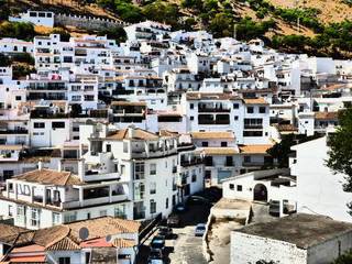 Fototapeta premium Mijas, pueblo andaluz de la provincia de Málaga (Andalucia, España) en la Costa del Sol