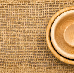 Burlap Background or Old Linen Canvas