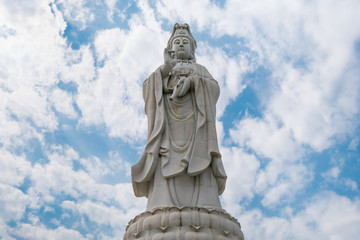 Fototapeta na wymiar Guanyin or Guan Yin, known as the Goddess of Mercy