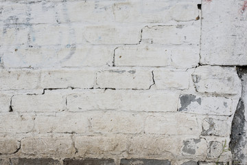 Brick texture with scratches and cracks