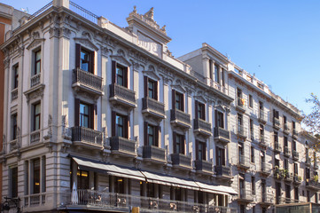 Fototapeta premium Historic Buildings in Barcelona