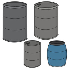 vector set of barrel