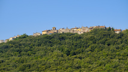 Fototapeta na wymiar Porchiano, old village in Umbria (Italy)