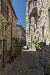 Fototapeta na wymiar Historic town of Baschi (Umbria, Italy)