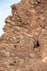 Volcanic Rock Texture. Brown texture of rock.