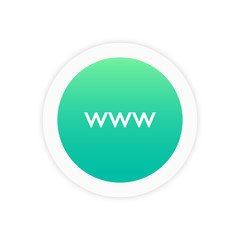 www icon sign