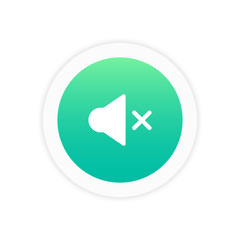 Sound mute icon