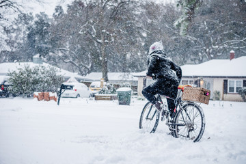 Snowy Bike Ride