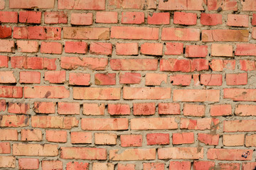 Obraz premium Brick texture with scratches and cracks