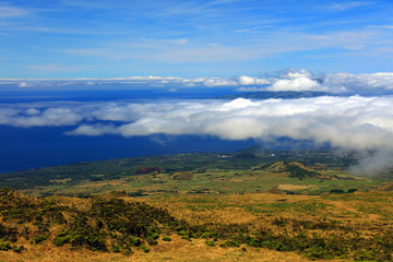 Pico volcano (2351m) on Pico Island, Azores, Portugal, Europe