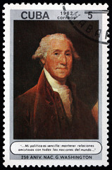 Postage stamp Cuba 1982 George Washington