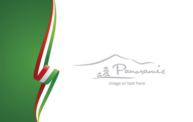 Hungary abstract brochure cover poster background vector